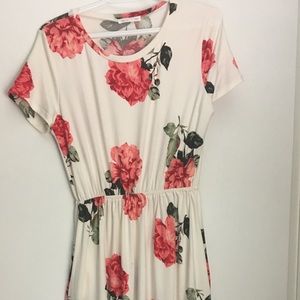 White floral JessaKae dress